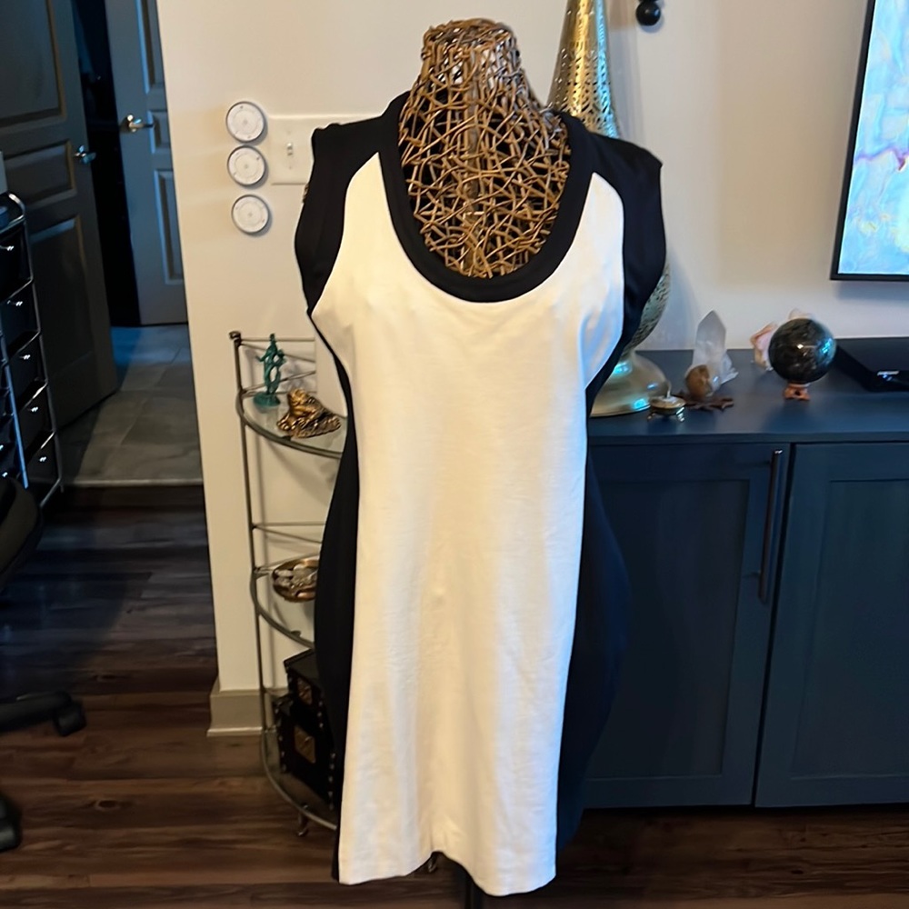 Boston Proper color block dress